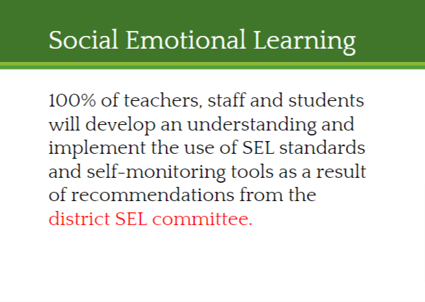 SHS School Improvement SEL